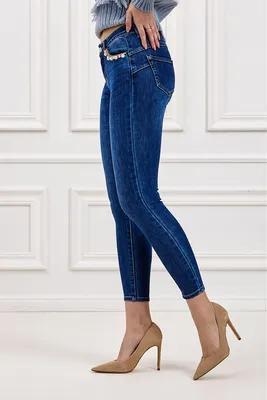 Push-up jeans with beaded pockets – Jïx-Collection