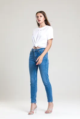 Женские джинсы Mom Slim Fit ASA 1118 | Women's Jeans Mom Slim Fit ASA 1118  - купити Джинсы женские в Києві та Україні, вигідні ціни на Джинсы женские  в магазині одягу Wem Denim