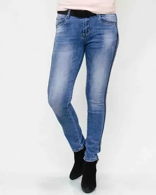 Женские джинсы Bjeans, Slim, GM0370, mid blue купить по низким ценам в  интернет-магазине Uzum