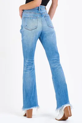 PARIS SUPER HIGH RISE BOOTCUT JEANS TOPANGA