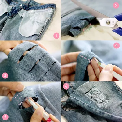 How to sew a hole in jeans between your legs. Jeans repair. Darning jeans.  - YouTube