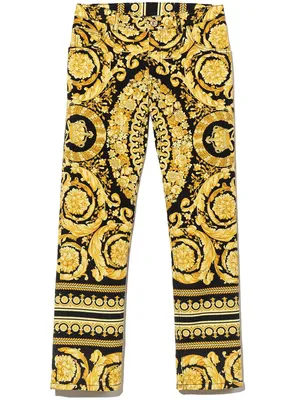 Versace Jeans Couture ripped-detailing slim-fit Jeans - Farfetch