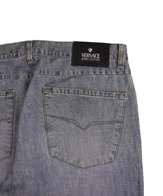 Versace Outlet: denim jeans - Black | Versace jeans 10090861A05811 online  at GIGLIO.COM