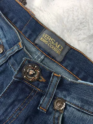 Versace Jeans Couture Blue Denim Jeans M Waist 32\" Versace Jeans Couture |  TLC