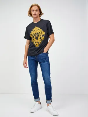 Versace - Teen Girls Blue Washed Denim Jeans | Childrensalon