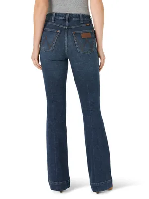 Wrangler Women's Retro Sara Green High Rise Trouser Jeans 11MPEPS -  Russell's Western Wear, Inc.