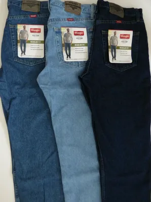 Men's Wrangler Regular Fit Five Star Jean 96501 - 100% Cotton | eBay