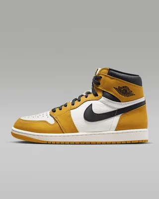 Air Jordan 1 Retro High OG \"Yellow Ochre\" Men's Shoes. Nike.com