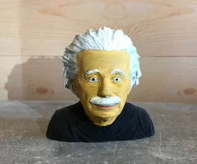 ᐉ Статуэтка бюст Альберт Эйнштейн 15 см Раскрашенная (12030010350)