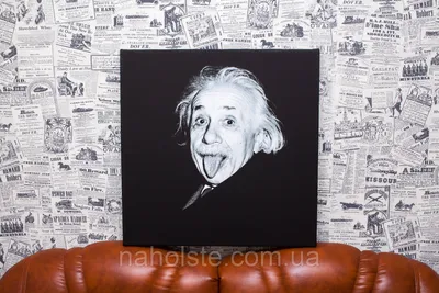 Альберт Эйнштейн. Albert Einstein. 50х50 см. Фото на холсте.: продажа, цена  в Бердянске. Фотокартины, постеры от \