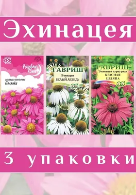 Эхинацея, рудбекия пурпурная Красная шляпа, 0,1г от 25 руб. в Москве.  Звоните!