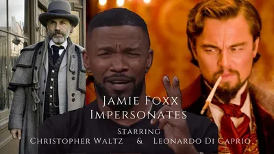 Jamie Foxx Does an Impersonation of Leonardo Di Caprio and Christoph Waltz  Making Celebrities Laugh | Celebrities laughing, Leonardo dicaprio,  Christoph waltz