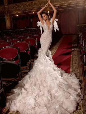 Эксклюзивное свадебное платье рыбка купить в Москве