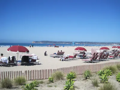 Пляж в отеле Del Coronado | Сан-Диего, Калифорния, США | Элизабет Ю | Фликр