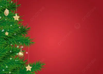 Новогоднее украшение елки со звездами украшения на красном фоне, рождество,  фон, растение фон картинки и Фото для бесплатной загрузки