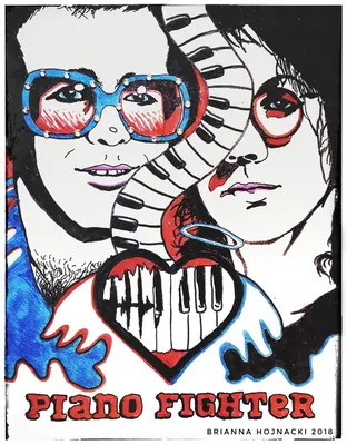 Elton John and Warren Zevon | Warren zevon, Elton john, Music covers