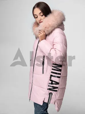 Куртка зимняя с мехом енота Розовый XL (05-V191105) купить в Харькове,  Украине по цене 4 000 грн: фото, отзывы - Alster