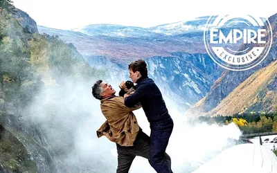 Том Круз сражается с Эсаем Моралесом на вершине мчащегося поезда на потрясающем новом фото из фильма «Миссия невыполнима: Мертвый расчет, часть I» - Bollywood Hungama