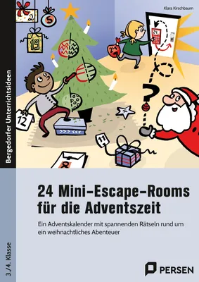 24 Mini-Escape-Rooms für die Adventszeit - GS Buch versandkostenfrei