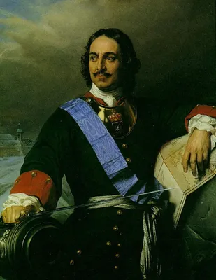 Пётр I (1672-1725) в живописи и литературе.