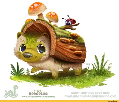 Fantasy (Fantasy art) :: Piper Thibodeau (Cryptid-Creations) :: красивые  картинки :: artist :: ёжик :: art (арт) / картинки, гифки, прикольные  комиксы, интересные статьи по теме.