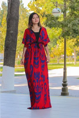 Атлас узбекский платья (75 фото)