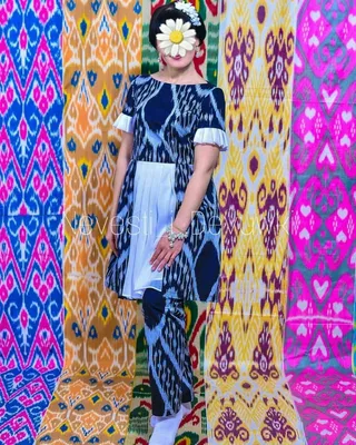 Узбекские платья со штанами фасоны (76 фото)