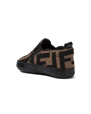 FF jacquard sneakers in brown - Fendi Kids | Mytheresa