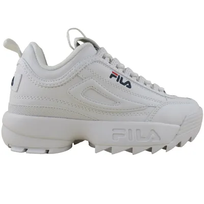 Fila Kids White Disruptor 2 Grade-School Lifestyle Casual Shoes – That Shoe  Store and More