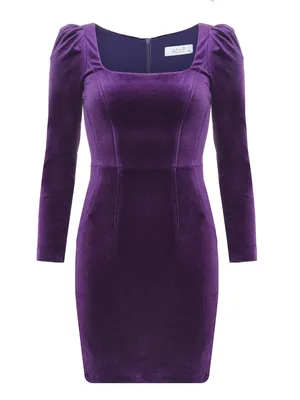 Купить вечернее платье 140956 фиолетового цвета по цене 15000 руб. в Москве  в интернет-магазине Принцесса