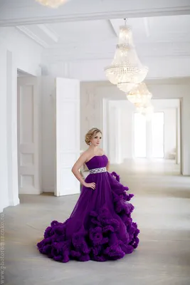 Оригинальные платья П 226 (Фиолетовый) купить оптом с доставкой по Москве и  России