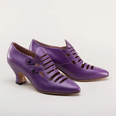 Endora Women's Victorian Witch Shoes (Poison Purple) – American Duchess