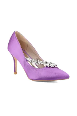 HEELED SLINGBACK SHOES - Purple | ZARA United States