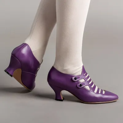 Endora Women's Victorian Witch Shoes (Poison Purple) – American Duchess