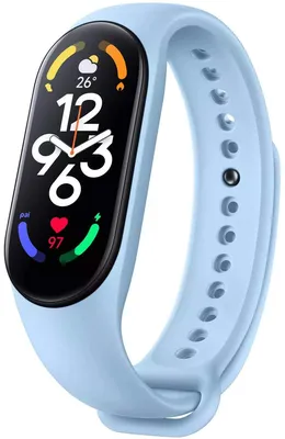 Фитнес-браслет Xiaomi Mi Band 7 Blue - отзывы покупателей на маркетплейсе  Мегамаркет | Артикул: 600008740287