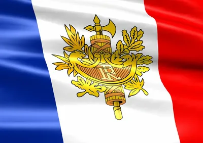 Герб и флаг Франции - Франция