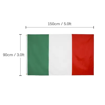 3x5ft Флаг Италии Двойной сшитый итальянский флаг Fly Breeze Флаг купить  недорого — выгодные цены, бесплатная доставка, реальные отзывы с фото — Joom