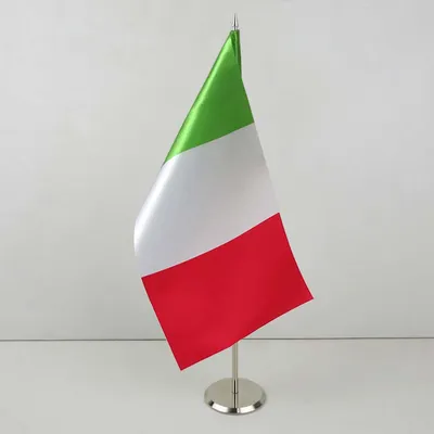 настольный флажок Италии купить флажки стран мира