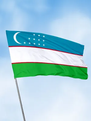 Флаг Узбекистана фото