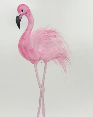 Трафарет Фламинго - Делаем игры - Картинки для цветного песка Фламинго