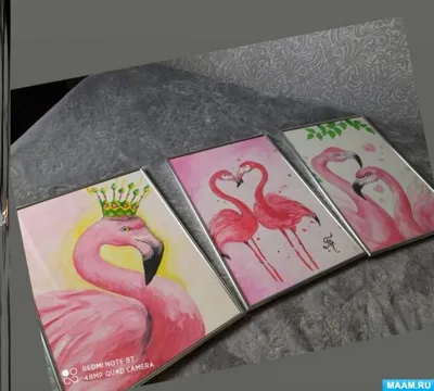 Рисунок фламинго. Поэтапное рисование + видеоурок | Педагог онлайн.  Видеоуроки | Дзен