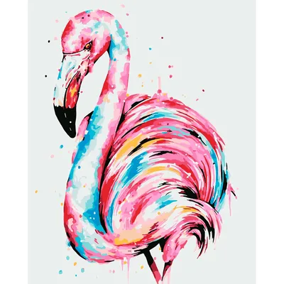 Рисунок по номерам животных, фламинго, рисунок на холсте, ручная роспись,  рисование акриловыми красками по номерам, взрослые искусственные рисунки |  AliExpress