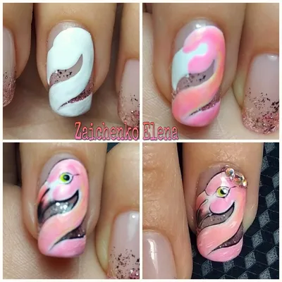 Pin by Ingrid Vanzwaelmen on gel painting | Nail art tutorial, Nail  drawing, Pink acrylic nails