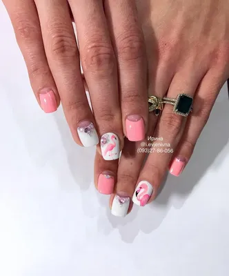 Katerina Almenova on X: \"#flamingo #MANICPANIC #nailstagtam #маникюр #ногти  #фламинго https://t.co/0w5dgobYY6\" / X