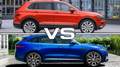 2017 VW Tiguan vs 2016 Jaguar F-Pace - YouTube