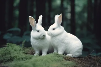 Венский белый кролик | Кролики из Европы | Дзен