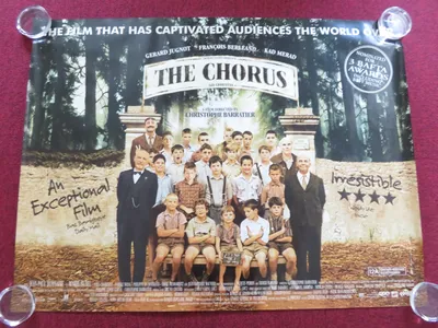 THE CHORUS UK QUAD Rolled Poster ЖЕРАР ЖЮНО ФРАНСУА БЕРЛЕАН 2004 – Rendezvous Cinema