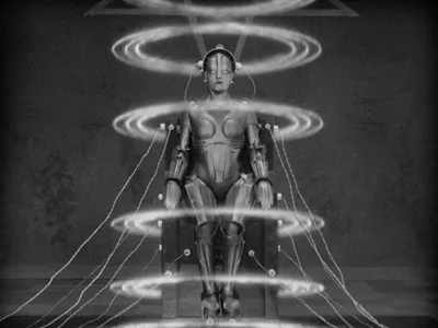 Театральная программа «Метрополис» 1927 года предлагает взглянуть на классику научной фантастики Фрица Ланга «Грань».