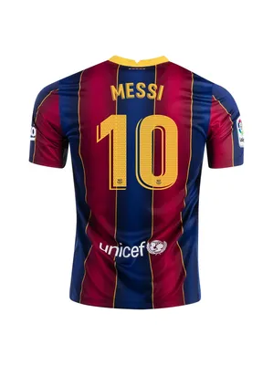 Купить домашнюю футболку Барселоны Messi 10 (Месси) 2020-2021