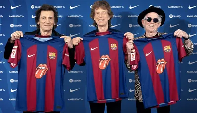 Spotify, Barcelona и The Rolling Stones анонсировали специальную футболку  El Clásico | ProFootballShop